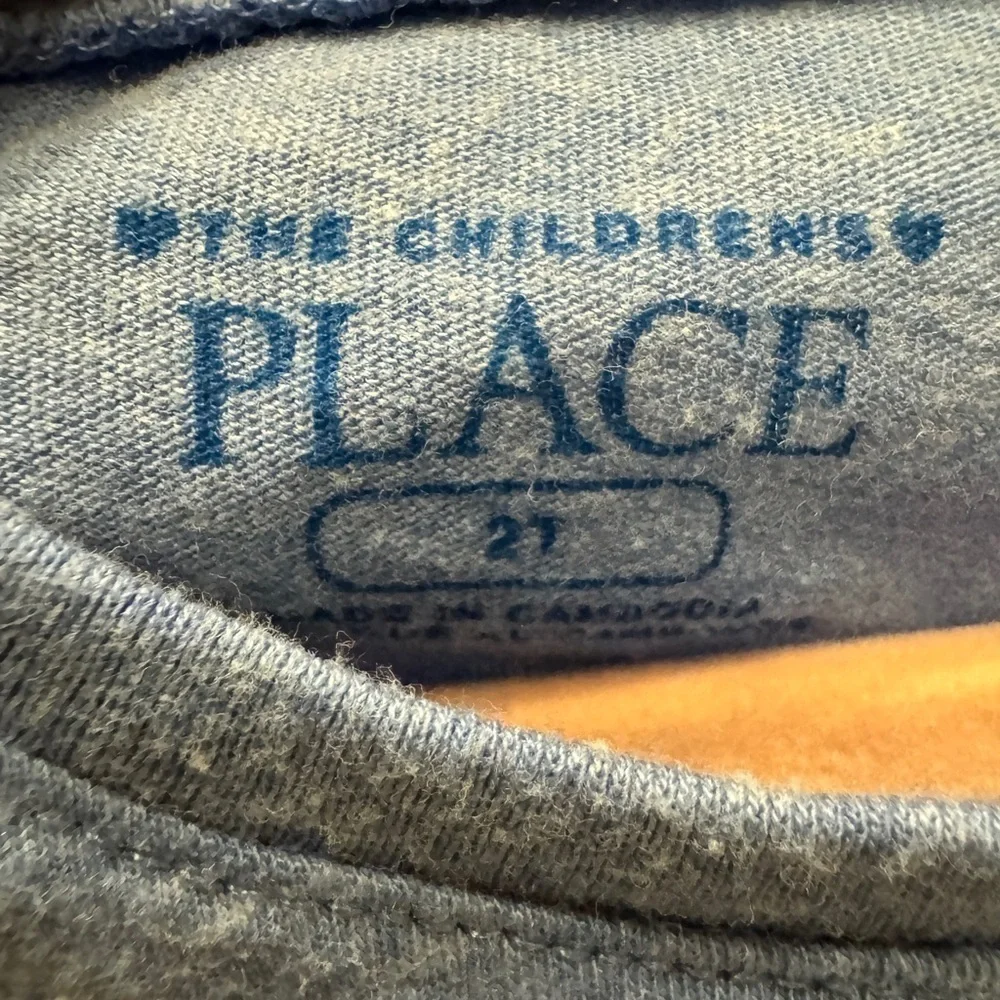 The Children’s Place 2T Girls Elephant Mommy Makes Me Smile BlueShort Sleeve Top